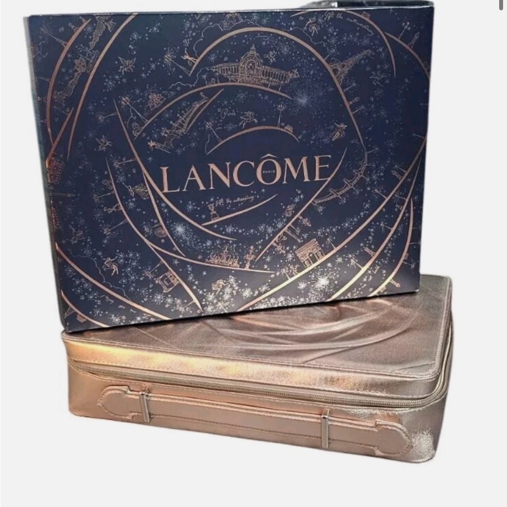 Lancôme Rose Gold Cosmetic Travel Case 14” Holiday Edition 2024